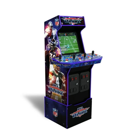 UPC: 0195570015889 | Arcade1Up – NFL BLITZ With Riser and Lit Marquee  Arcade Game Machine