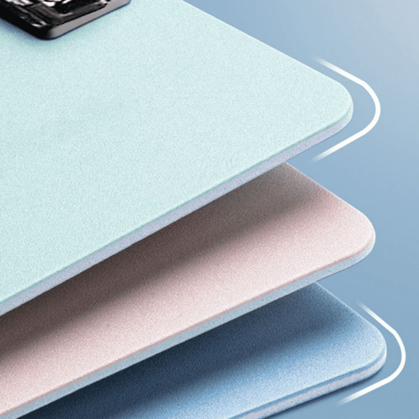 Bxaolu Plastic Clipboard, Holds 8.5 x 11 Sheets, 4 Pack Clipboards Folder for Office Supplies, Light Green