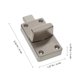 thumbnail image 2 of Toilet Door Lock Indicator Lock Buckle Door Latch Stainless Steel Safety Door Bolts Door Bolts Latches, 2 of 3