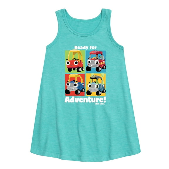Little Tikes - Ready for Adventure - Toddler & Youth Girls A-line Dress