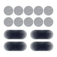 thumbnail image 1 of 50 almohadillas de malla para agujeros de macetas, herramienta de jardín para bloquear la tierra, rejilla inferior del cuenco con fugas M, 1 of 9