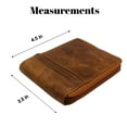 thumbnail image 4 of CAZORO Zipper Bifold Wallet for Men Women RFID Protected Genuine Leather, 4 of 18