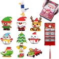 thumbnail image 1 of 2026 Christmas Building Block Decoration Set Mini Holiday Building Block Model Statue DIY Decorative Ornaments (11-Piece Upgraded Gift Box), 1 of 8