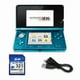 thumbnail image 1 of Nintendo - 3DS Game Console with RetroFam 32GB SD - Aqua Blue (Refurbished), 1 of 5