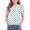 Light Blue, variant on Vornjynx Kids Girls T-Shirt Crew Neck Puff Short Sleeve Polka Dots Summer Casual Cute Tee Red Size 8-9