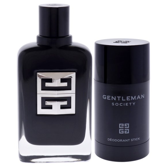 Juego de regalo Gentlemen Society Givenchy para hombres EDP en spray 3,3 oz y desodorante en barra 2,6 oz