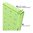 thumbnail image 2 of Azar 20"(H) x 8"(W) Pegboard 1-Sided Wall Panel Translucent Green 2/Pack (770820-GRE-2PK), 2 of 2