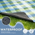 thumbnail image 6 of Waterproof Picnic Blanket Outdoor Camping Beach Mat Extra Large Foldable Car Essential Roadtrip Gadget Rv Accessories Glamping Tent Gear Must Haves Hiking Stuff Backpacking Necessities Gift, 6 of 6