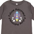thumbnail image 4 of Inktastic Future Astronaut Space Rocket Girls Long Sleeve Toddler T-Shirt, 4 of 5
