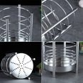 thumbnail image 7 of Just Houseware Silver Stainless Steel Utensil Holder, Cooking Utensil Organizer with Drain Holes, Extra Large Kitchen Utensil Holders for Countertop, 7 of 7