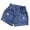 Blue, variant on Kids Girls Ripped Jean Shorts Elastic Waist for Toddlers Tweens Comfort Fit Summer Denim Shorts with Pockets 1-8 Years
