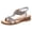 Silver, variant on Rokment Women's Sparkling Rhinestones Wedge Heels Dressy Sandals Ethnic Bohemian Beach Summer Open Toe Slingback Mid Heels for Bride Wedding Banquet Black Size 6
