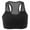 Black, variant on Clearance Sports Bras for Women High Impact Shockproof Yoga Vest Sports Bras Women's Plus Size Workout Fitness Running Underwire