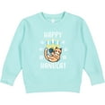thumbnail image 2 of Inktastic Happy Hanucat with Menorah Toddler Sweatshirt, 2 of 4