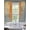 Orange, variant on Black Cement Gray Sheer Curtains 45 Inch Length 2 Panels Set, Modern Abstract Art Black Voile Window Treatment Rod Pocket Small Kitchen Curtains Drapes for Bedroom 52"x45"x2