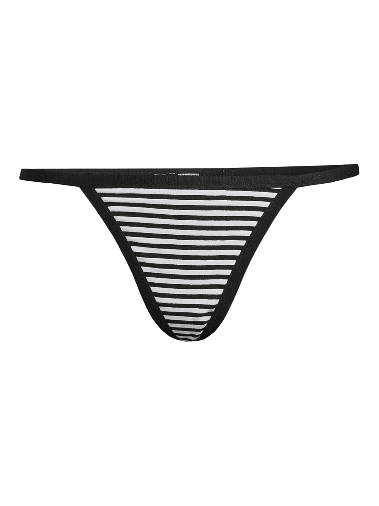 No Boundaries Cotton String Thong Panties, Women's and Women's Plus