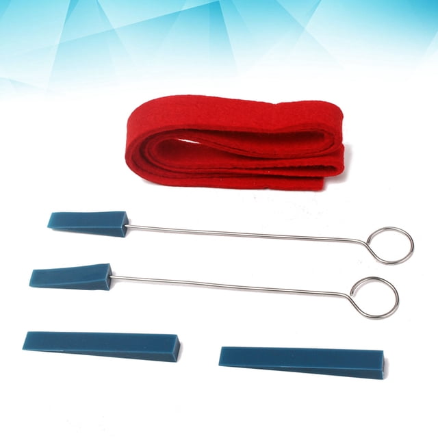 IFANLANDOR 4Pcs Piano fork and Muting Kit with Rubber Handles and Temperament Strip for Accurate Use