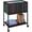 X-large, variant on X-COSRACK 6-Tier Slim Rolling File Cart, Under Desk File Organizer with Sliding Mesh Letter Trays & Wood Top, Mobile Office Paper Storage Stand with Wheels, Black