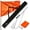 Orange, variant on KHAMPA Spinning Blue Color Guard Flag with Pole, Carry Bag & Practice Rifle- Blue