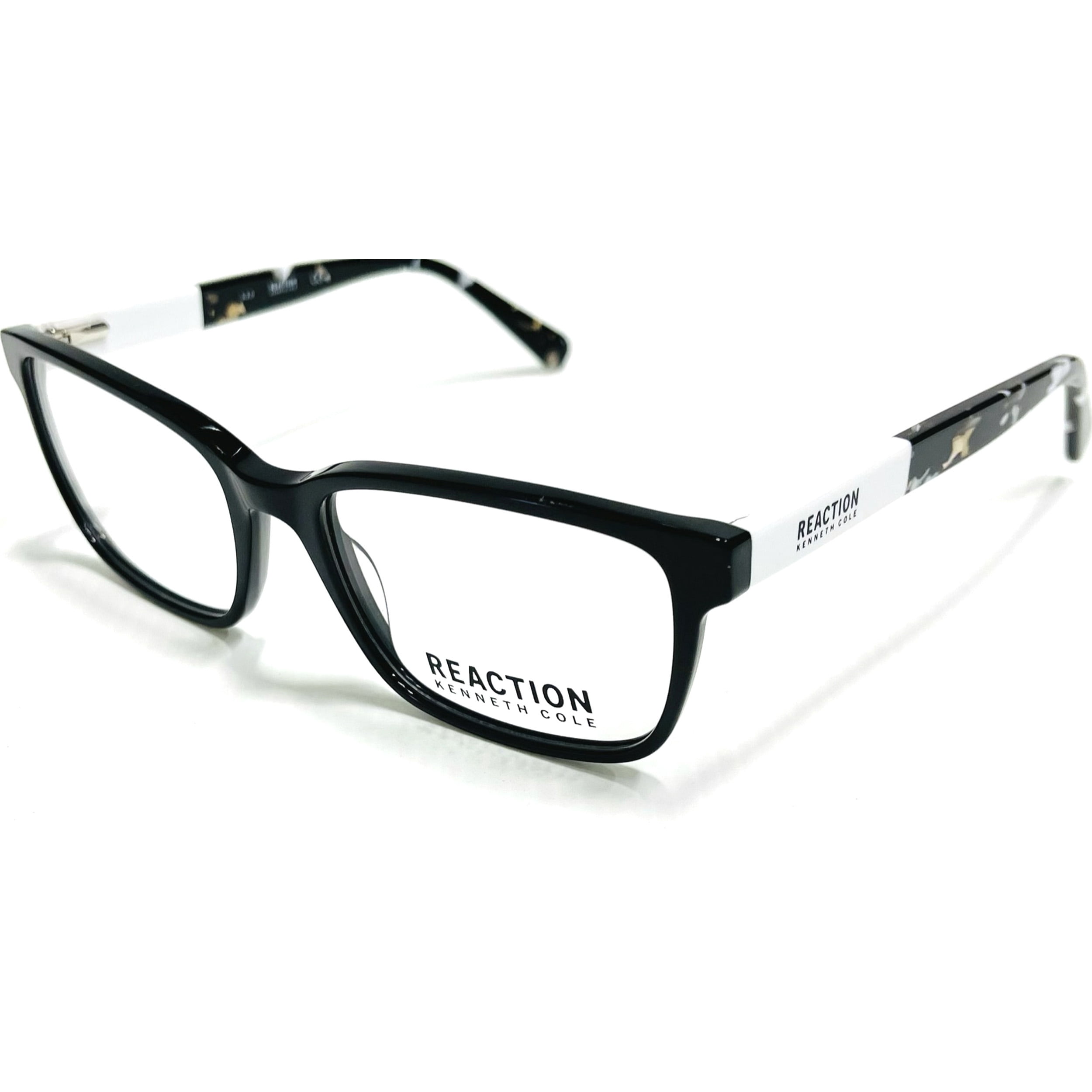Kenneth Cole Reaction EYEGLASSES KC0900-001-53 New with case Kenneth Cole Reaction KC0900 001 Black Round Plastic  main image 3