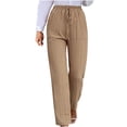 thumbnail image 5 of Nrmvnmi Summer Saving 2024 Women Wide Leg Dress Pants High Waisted Loose Fit Business Casual Work Trousers with Pockets 2024 For Women Gifts, 5 of 9