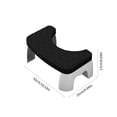 thumbnail image 3 of Nsxcdh Toilet Stool Squatting Poop Stool Bathroom Potty Step Stool Toilet Assistance Steps Step Stool Fits All Toilets Detachable Stackable, 3 of 8
