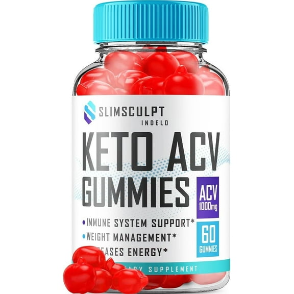 Slimsculpt Keto ACV Gummies - Advanced Formula Slim Sculpt Keto Plus ACV Gummies Apple Cider Vinegar Keto Slimsculpt ACV Gummies Dietary Supplement Reviews Men Women 60 Gummies