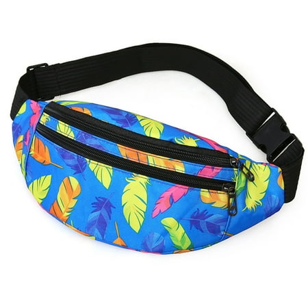 

BeltBagwithAdjustableStrapSmallWaistPouchforWorkoutRunningTravellingHiking blue style 2 F5097