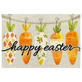 thumbnail image 3 of CoreLiving Easter Door Mat Spring Welcome Bunny Rabbit Doormat, Non Slip Indoor Entrance Mat, Heavy Duty Outdoor Rug for Patio Porch Front Door Decor 16"x24", 3 of 7