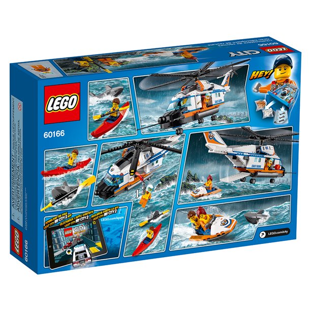 LEGO Coast Guard Heavy-duty Rescue Helicopter 60166 - Walmart.com