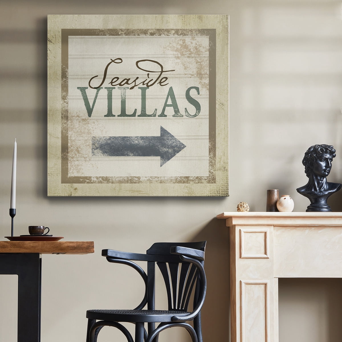 Wexford Home Beach Sign VIII-Premium Gallery Wrapped Canvas, 40" x 40" - Ready to Hang