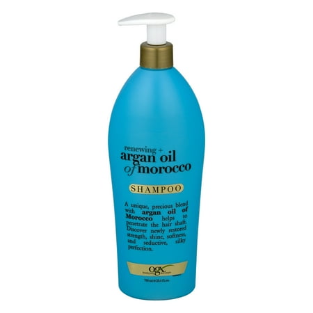 Finesse Texture Enhancing Shampoo - OGX Salon Size Renewing Argan Oil of Morocco Shampoo 25.4oz with pump