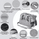 thumbnail image 3 of Mochila Transportadora Y Gato Perro Transpirable Y Plegable Xtellar gris, 3 of 4