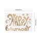thumbnail image 2 of Birthday Balloon Stickers Creative Birthday Party Decoration Plastic Golden for Home 5Set, 2 of 5