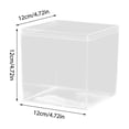 thumbnail image 2 of Acrylic Plastic Square Storage Cube with Lid, Acrylic Boxes, Square Display Boxes and Organizer Containers for Candy, Pills, Tiny Jewelry, Gifts, 2 of 5