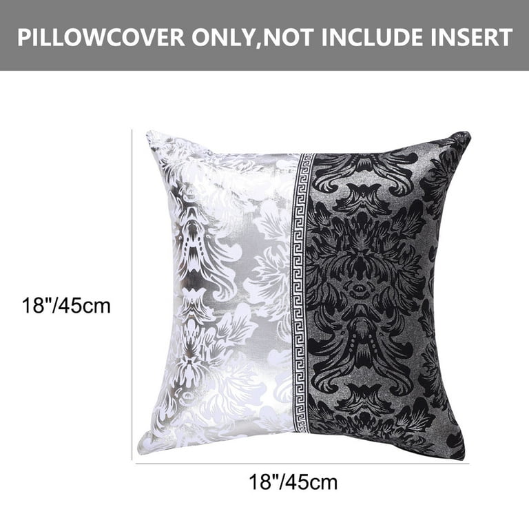 Black white and silver throw pillows new arrivals