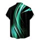 thumbnail image 4 of Men'S Casual Short Sleeved Shirt, Men'S Standing Collar Fashionable Button Up Shirt3XL, 4 of 4