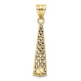 thumbnail image 3 of 14k Gold Rhodium D/C Pendant, 3 of 3