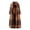 Coffee, variant on Womens Oversized Button Down Shirts 3/4 Sleeve Blouse Textured Shirt Boyfriend Dress Shirt Elegant Blouses
