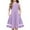 Lilac, variant on Arshiner Girls Elegant Dresses Sleeveless Round Neck A-line Party Dance Graduation Mesh Dress Size 5-16