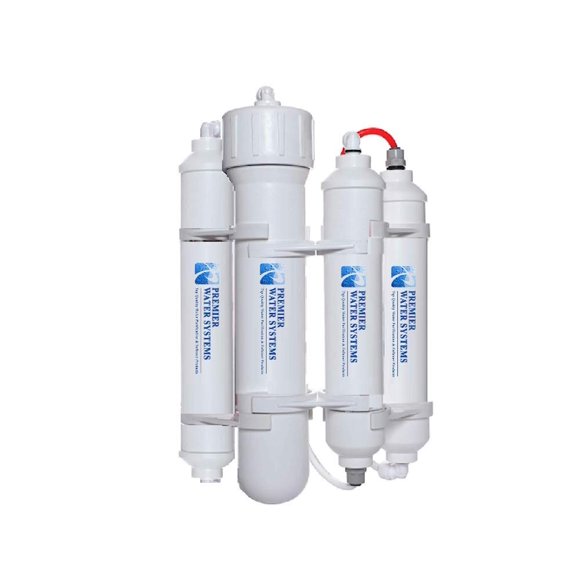 Premier Portable 4 Stage Reverse Osmosis RO Drinking Water Filtration System | 50 GPD Filter