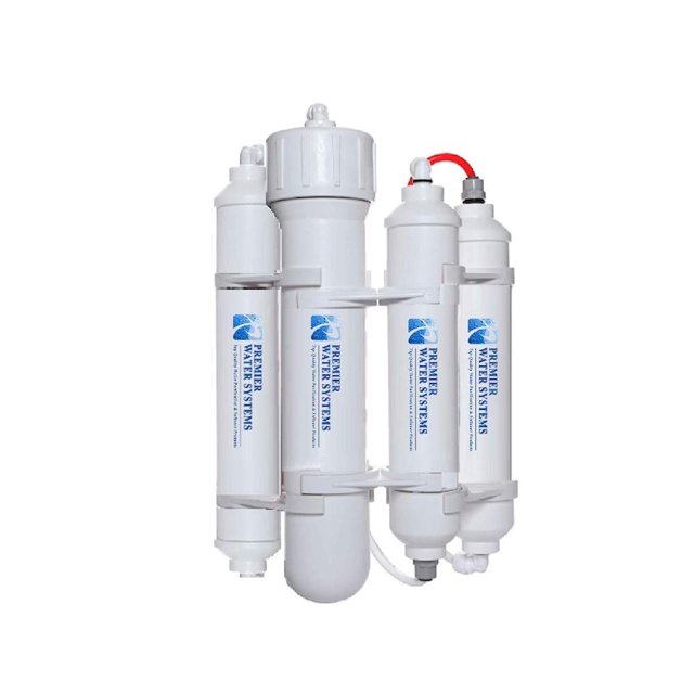 Premier Portable 4 Stage Reverse Osmosis RO Drinking Water Filtration System | 50 GPD Filter