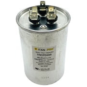 TitanPro TRCFD455 HVAC Round Dual Motor Run Capacitor. 45/5 MFD/UF440/370 Volts