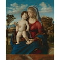 thumbnail image 2 of Giovanni Battista Cima da Conegliano 20x24 Gold Ornate Framed and Double Matted Museum Art Print Titled - Madonna and Child in a Landscape (circa 1496-1499), 2 of 4