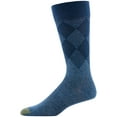 thumbnail image 5 of GOLDTOE Edition Mens Diamond Border Crew Socks, 3-Pack, 5 of 5