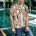 thumbnail image 6 of Rateoe Lovely Penguin Pattern Men’s Baseball Short Sleeve Polo Shirt, Midweight Men's Shirt Golf Shirt Polo Shirts Quick Dry Short-Medium, 6 of 7