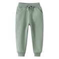 thumbnail image 1 of YOUYEDIAN Toddler Boys Sweatpants Fall Winter Casual Cotton Pants Fashion Comfy Trousers, 1 of 4