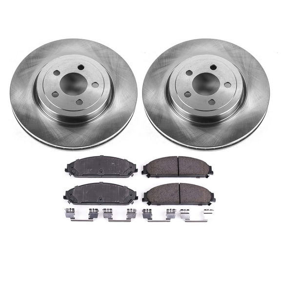 Ultimate Brakes Front Ceramic Brake Pad and Rotor Kit with Hardware WM80078