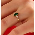 thumbnail image 3 of vylahjewellery Attractive 1.50 Ct Marquise Cut Green Diamond Solitaire Birthday Gift Ring 14k Rose Gold Ring, 3 of 5