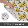 thumbnail image 6 of Sikiie Bird Sunflowers Print Flannel Anti-slip Floor Mat 16x24in, Thickened Dustproof Entrance Door Mat Floor Mat for Kitchen, Bathroom, Laundry Room, 6 of 7